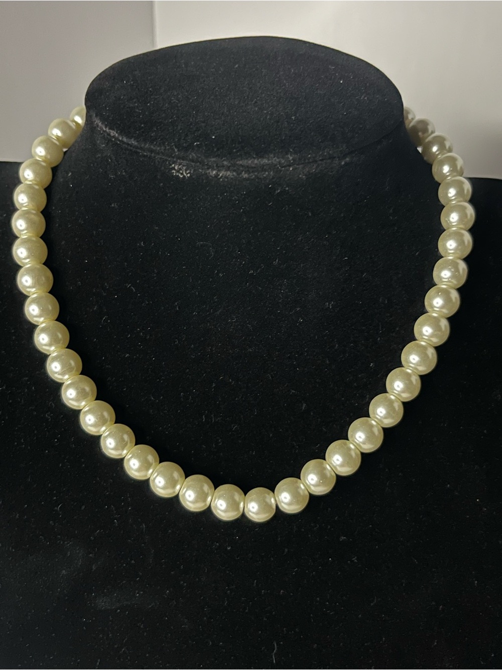 Source Unknown Cream Glass Pearl Strand Necklace - Women Jewelry